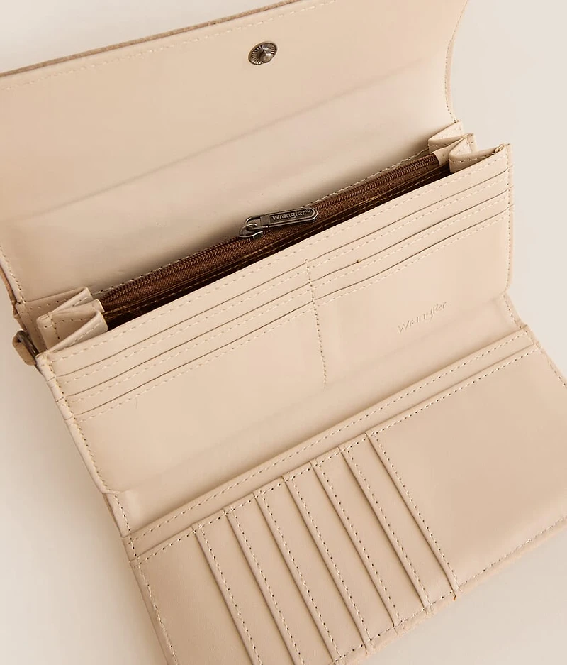 Tooled Wristlet Wallet