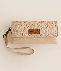 Tooled Wristlet Wallet