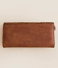 Tooled Wristlet Wallet