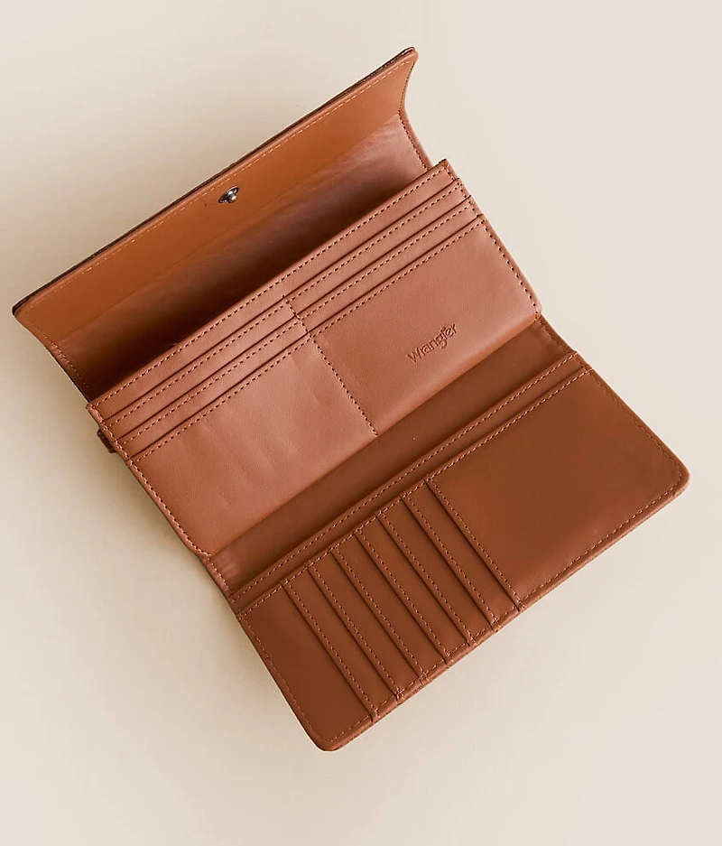 Tooled Wristlet Wallet