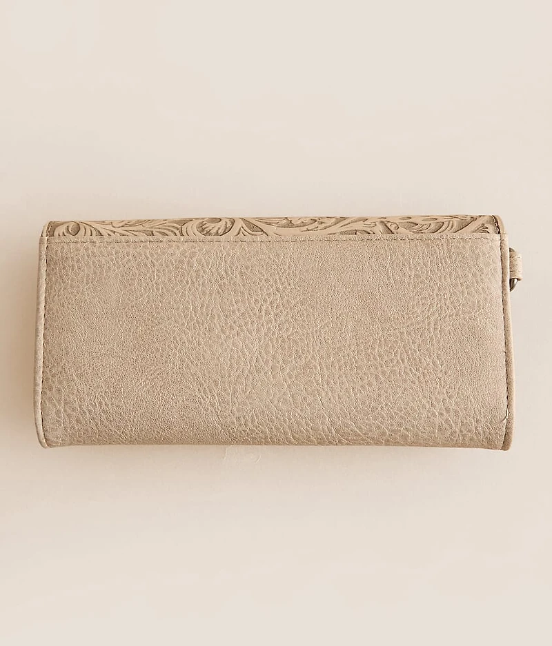 Tooled Wristlet Wallet