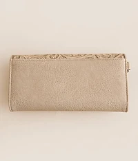 Tooled Wristlet Wallet