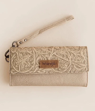 Tooled Wristlet Wallet