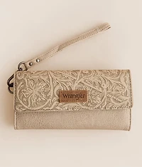Tooled Wristlet Wallet