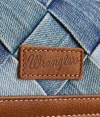 Denim Patch Wristlet Wallet