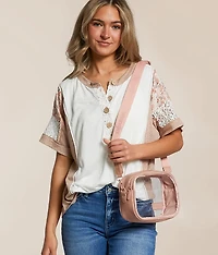 Clear Camera Crossbody Purse