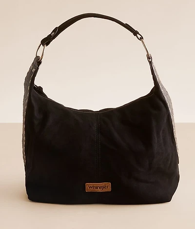 Faux Suede Hobo Bag