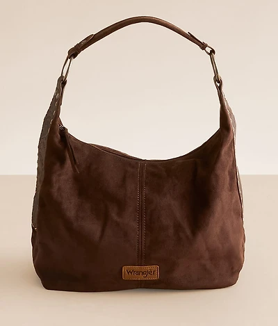 Faux Suede Hobo Bag