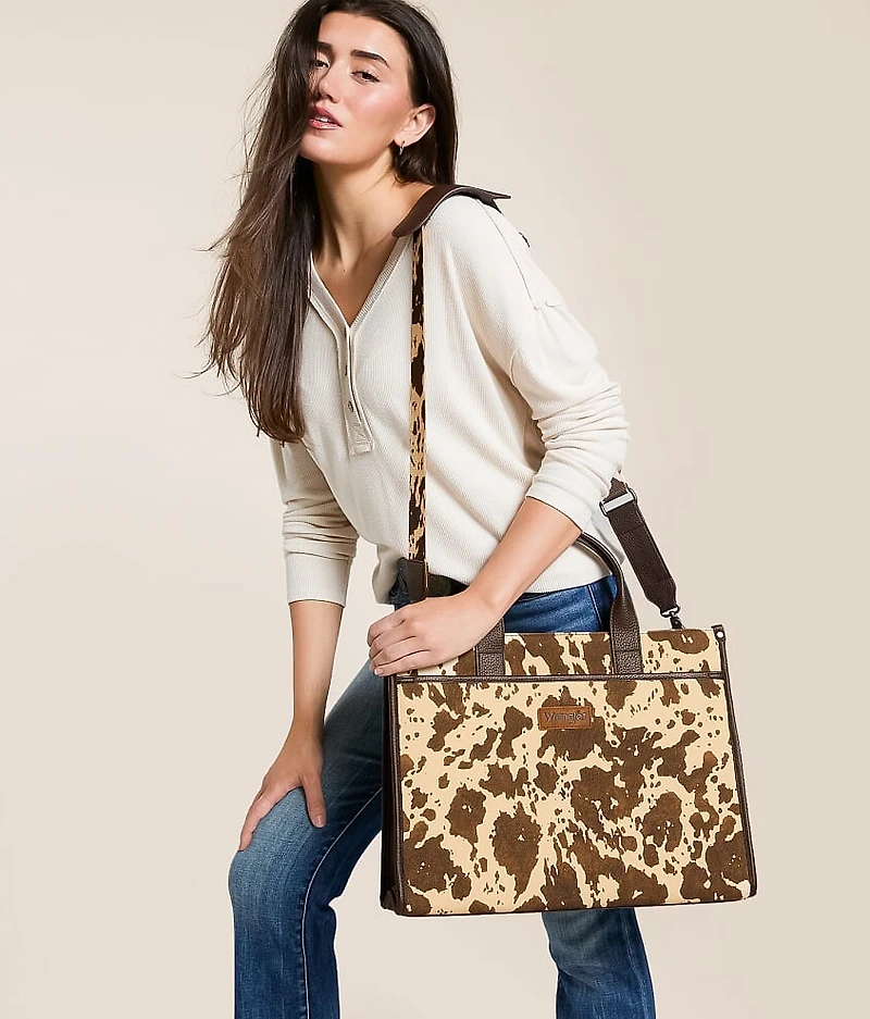 Cow Print Tote