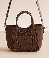 Structured Leopard Purse