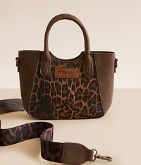 Structured Leopard Purse