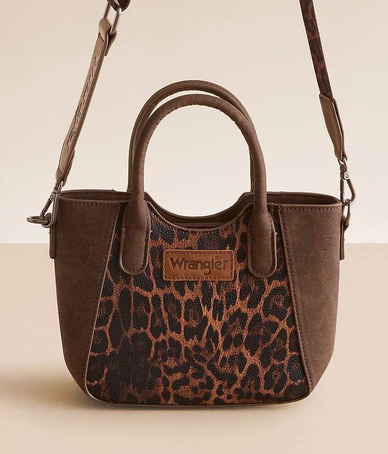 Structured Leopard Purse