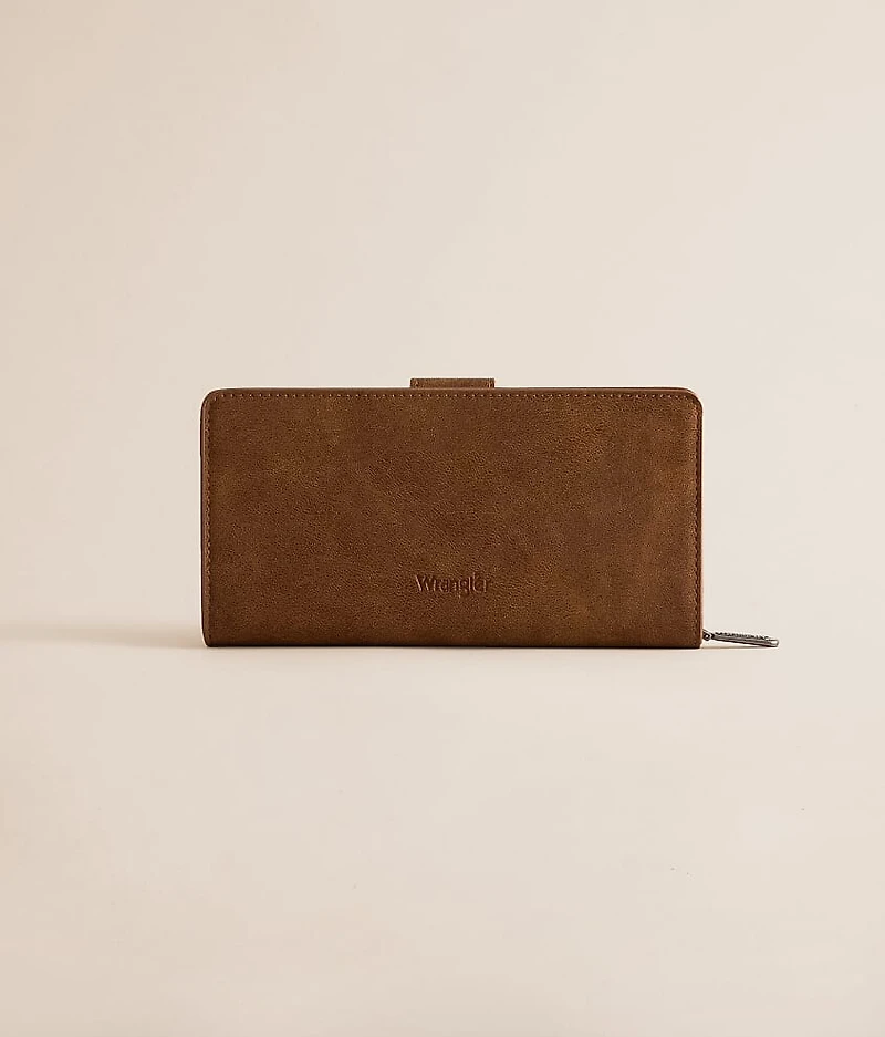 Floral Embossed Wallet