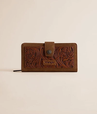 Floral Embossed Wallet