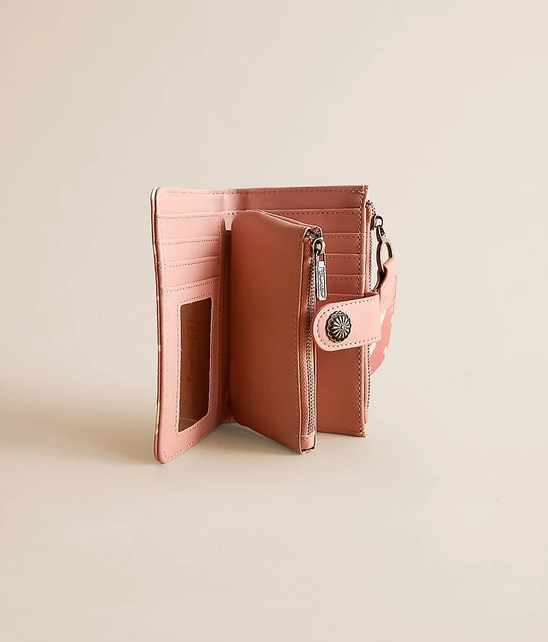 Cow Print Wristlet Wallet