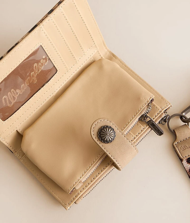 Leopard Print Wristlet Wallet