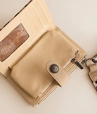 Leopard Print Wristlet Wallet