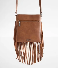 Denim Fringe Crossbody Purse