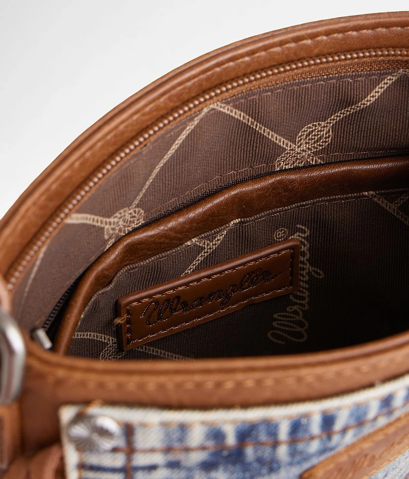 Denim Fringe Crossbody Purse