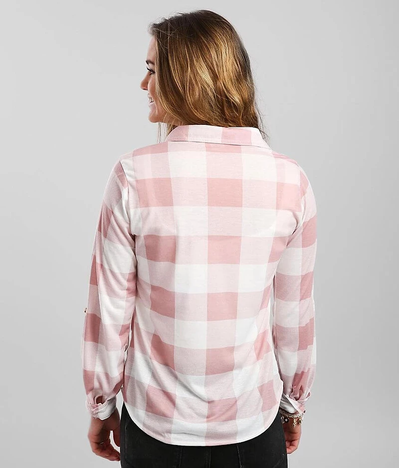 Passport Knit Plaid Shirt