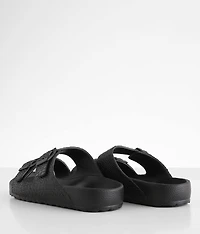 Embossed Tonal Snake Print Sandal
