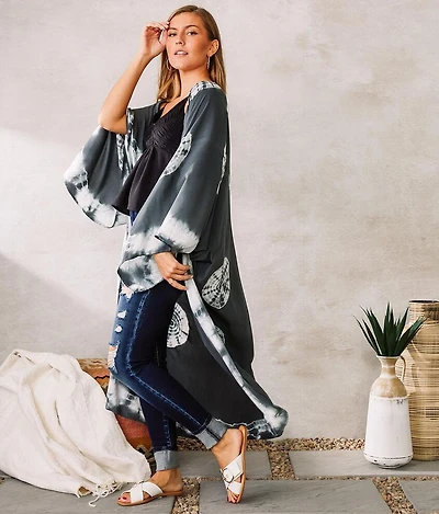 Tie-Dye Duster Kimono