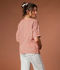 Crochet Applique Oversized Top