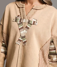 Striped Knit Pullover