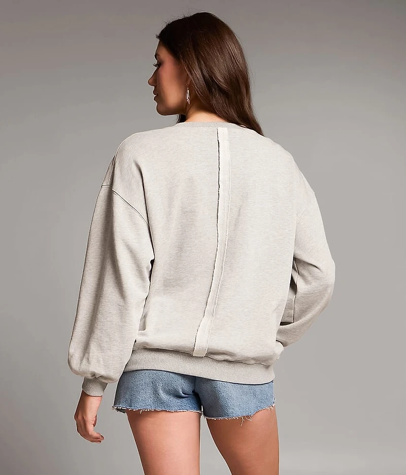 Textured Flag Pullover