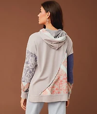 Mixed Media Hoodie