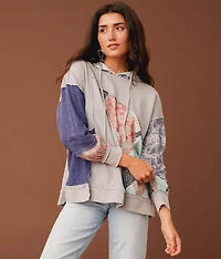 Mixed Media Hoodie