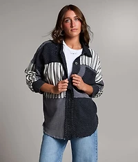 Polka Dot Striped Shirt