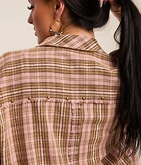 Frayed Flannel Shirt