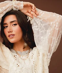 Blocked Cable Sweater