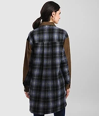 Corduroy Plaid Shacket