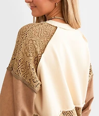 Pieced Crochet Pullover