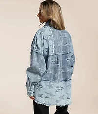 Pieced Star Denim Jacket