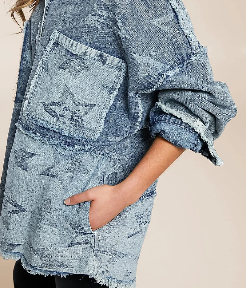 Pieced Star Denim Jacket