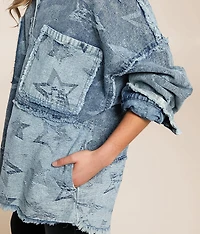 Pieced Star Denim Jacket