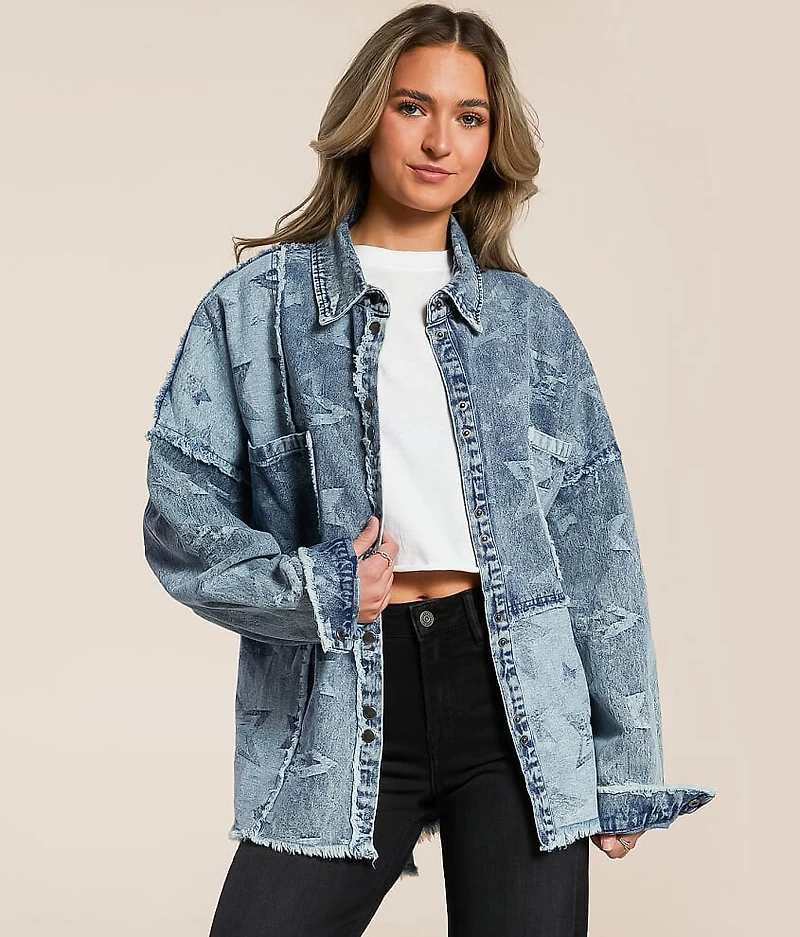Pieced Star Denim Jacket