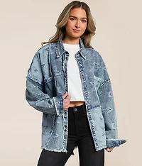 Pieced Star Denim Jacket