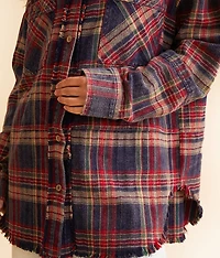 Washed Flannel Boyfriend Shirt