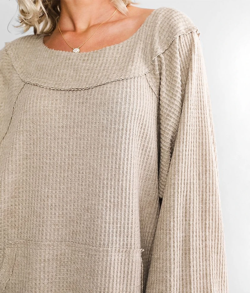 Waffle Knit Top