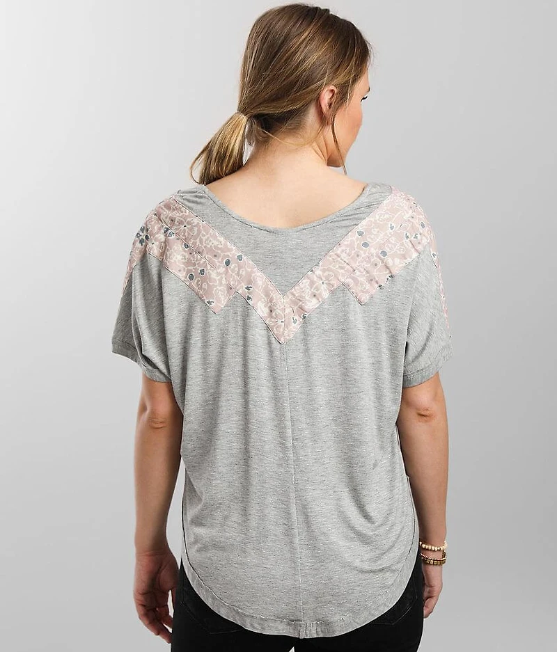 Pieced Boxy T-Shirt
