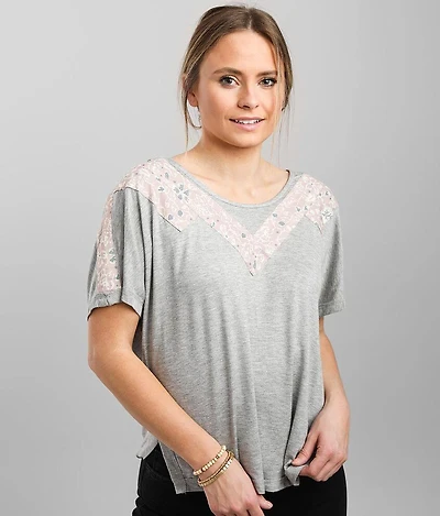 Pieced Boxy T-Shirt
