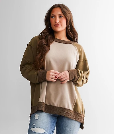 Pieced Pullover