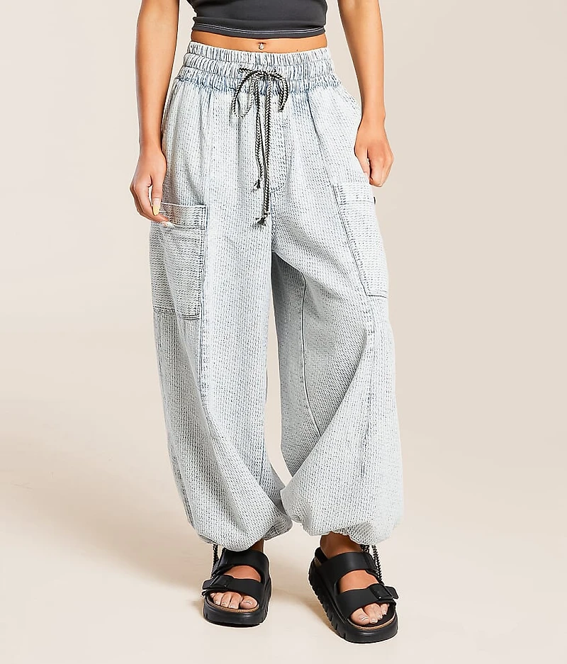 Washed Baggy Cargo Jogger