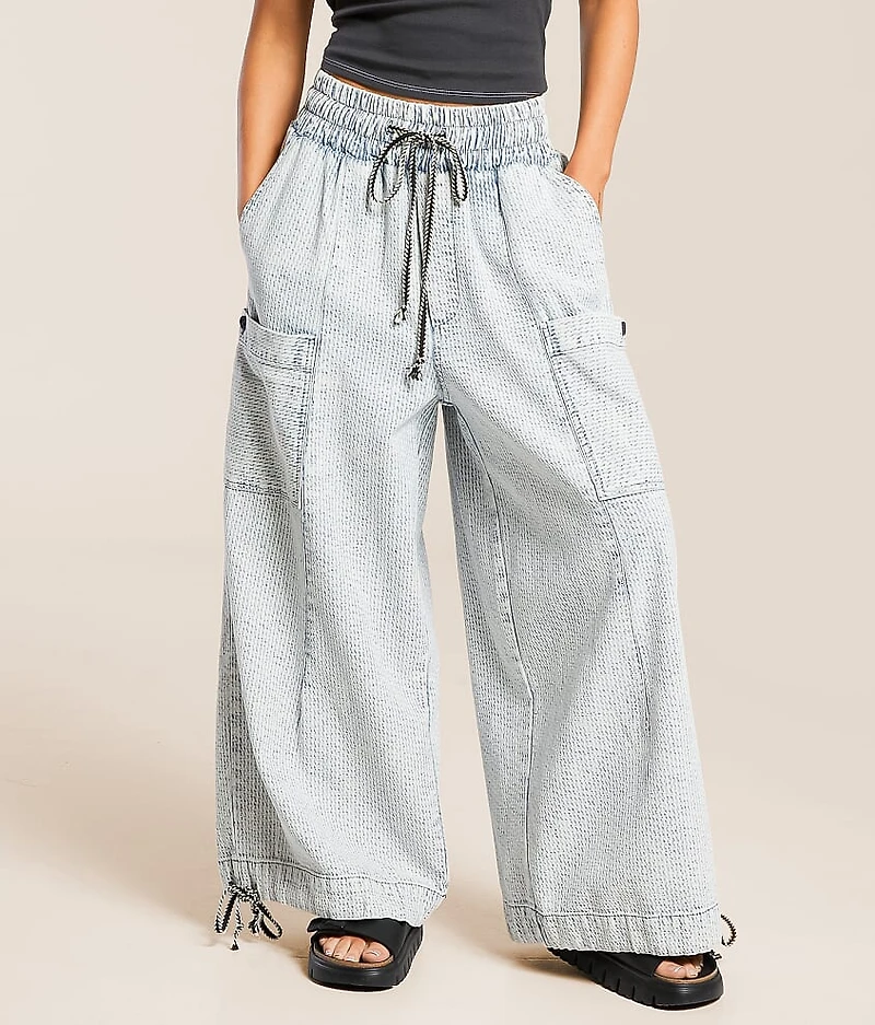 Washed Baggy Cargo Jogger
