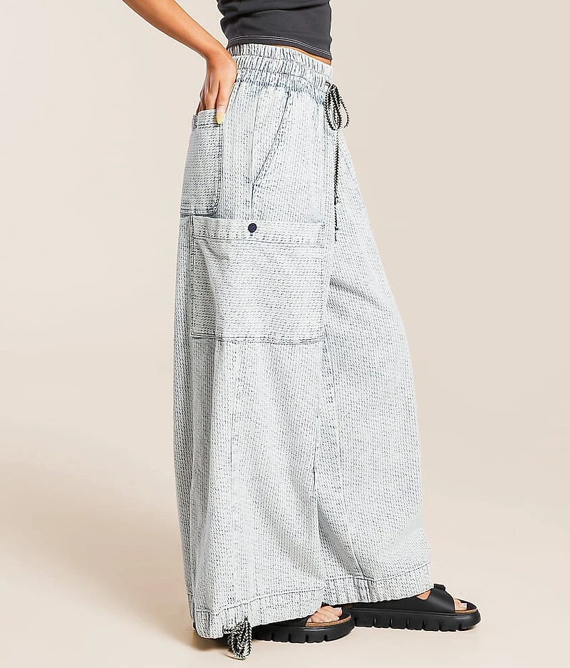Washed Baggy Cargo Jogger