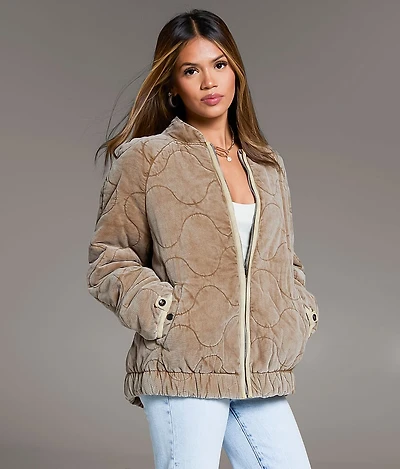 Quilted Corduroy Jacket